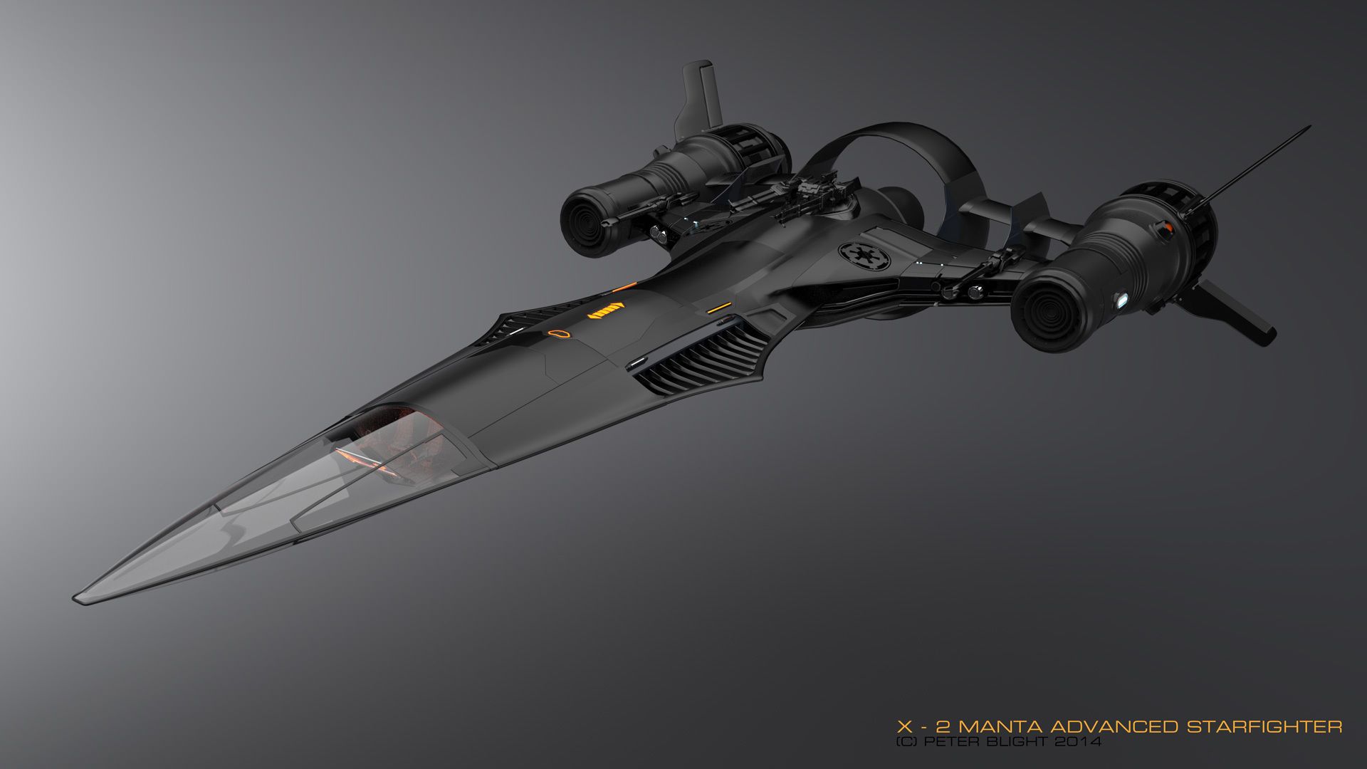 Stealth Starfighter Concept Art