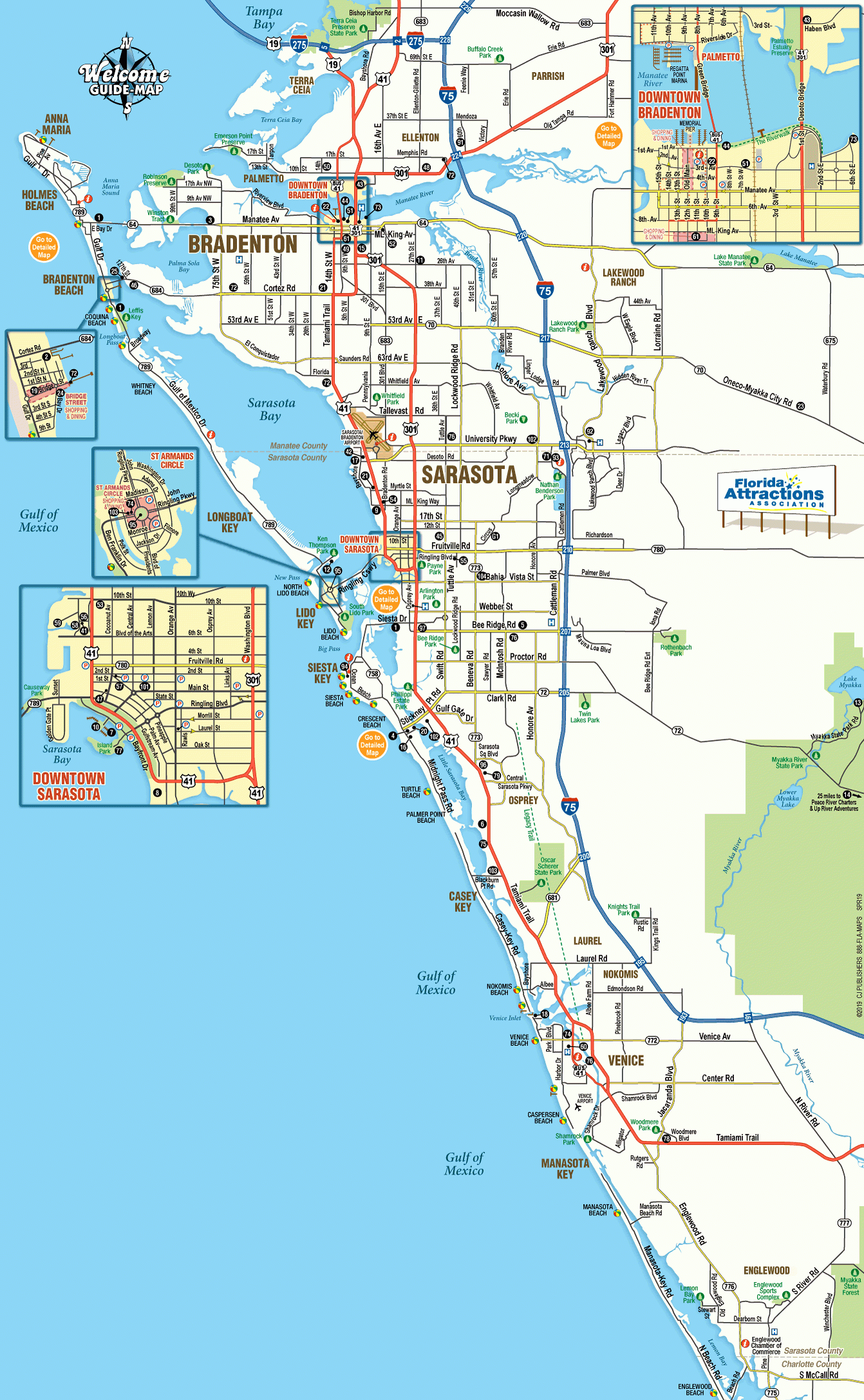 Ana Maria Island Tourist Map Ana Maria Island • Mappery Anna Maria