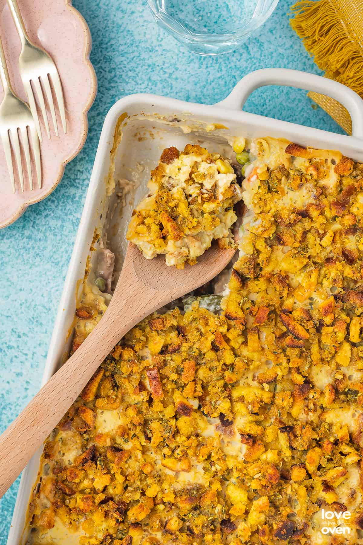 Chicken Stuffing Casserole • Love From The Oven