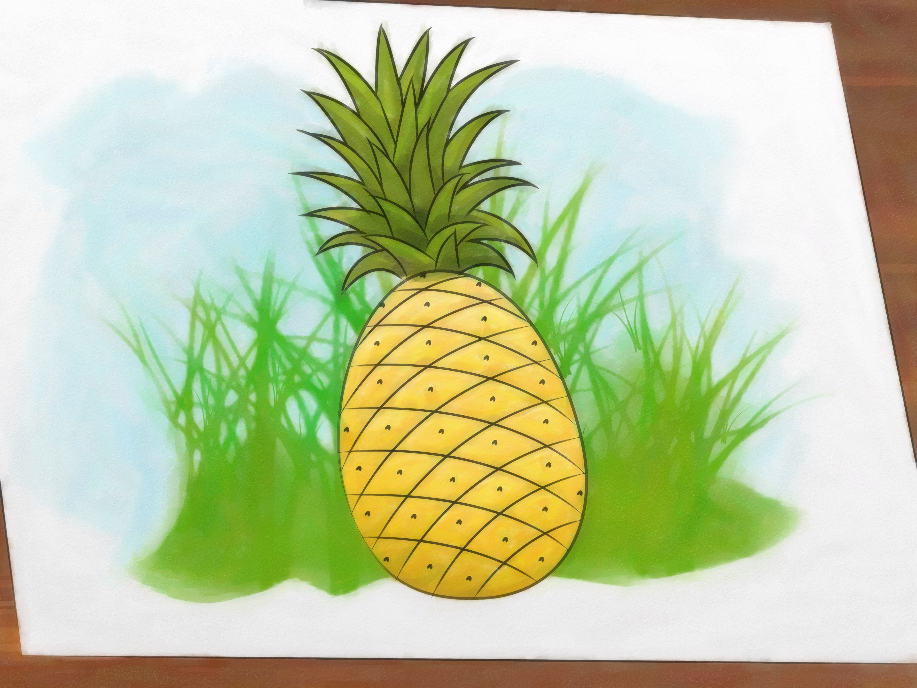 Creative Techniques And Ideas For Perfect Pineapple Drawing