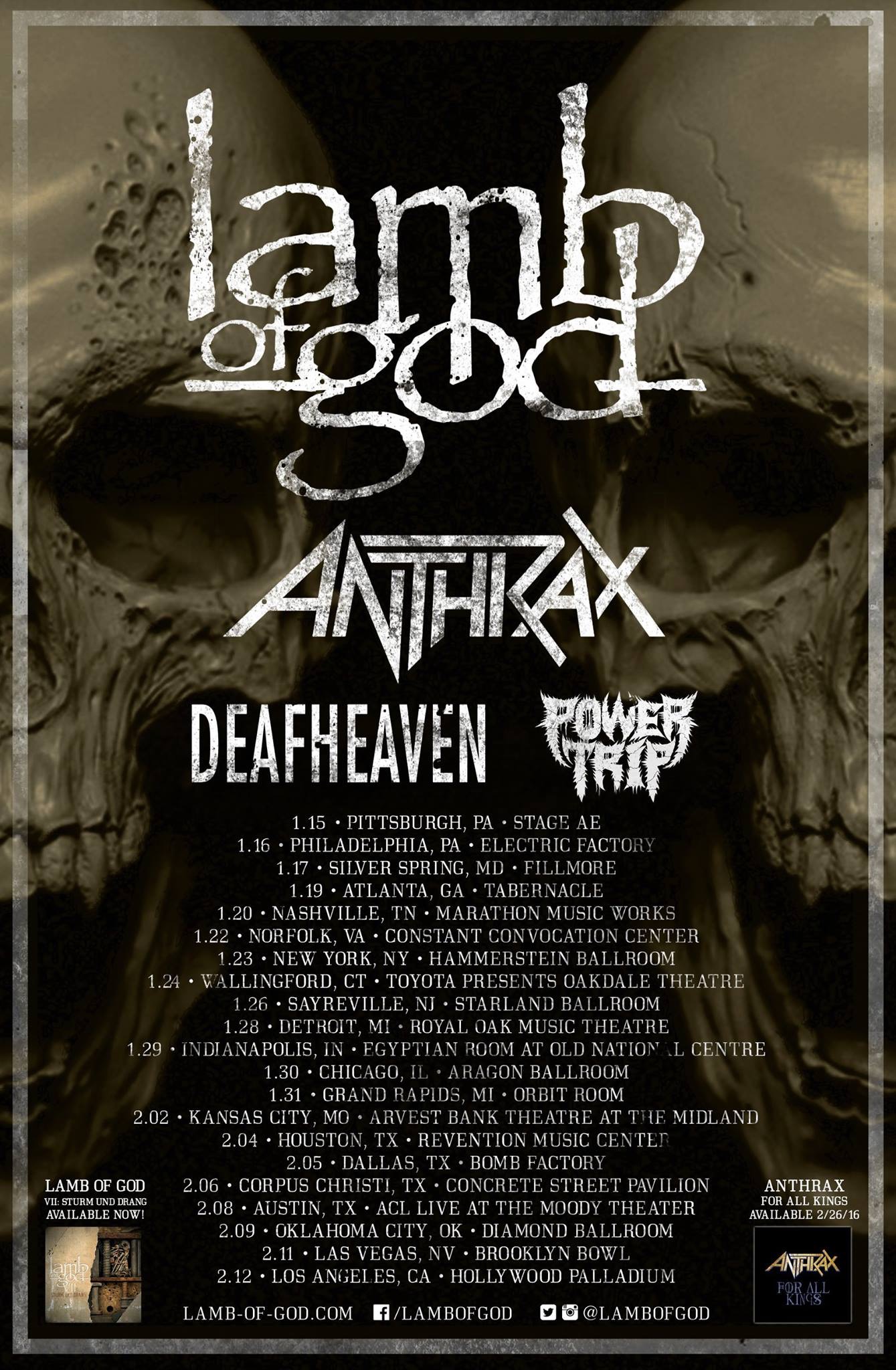 Lamb of God announce tour Listen Here Reviews