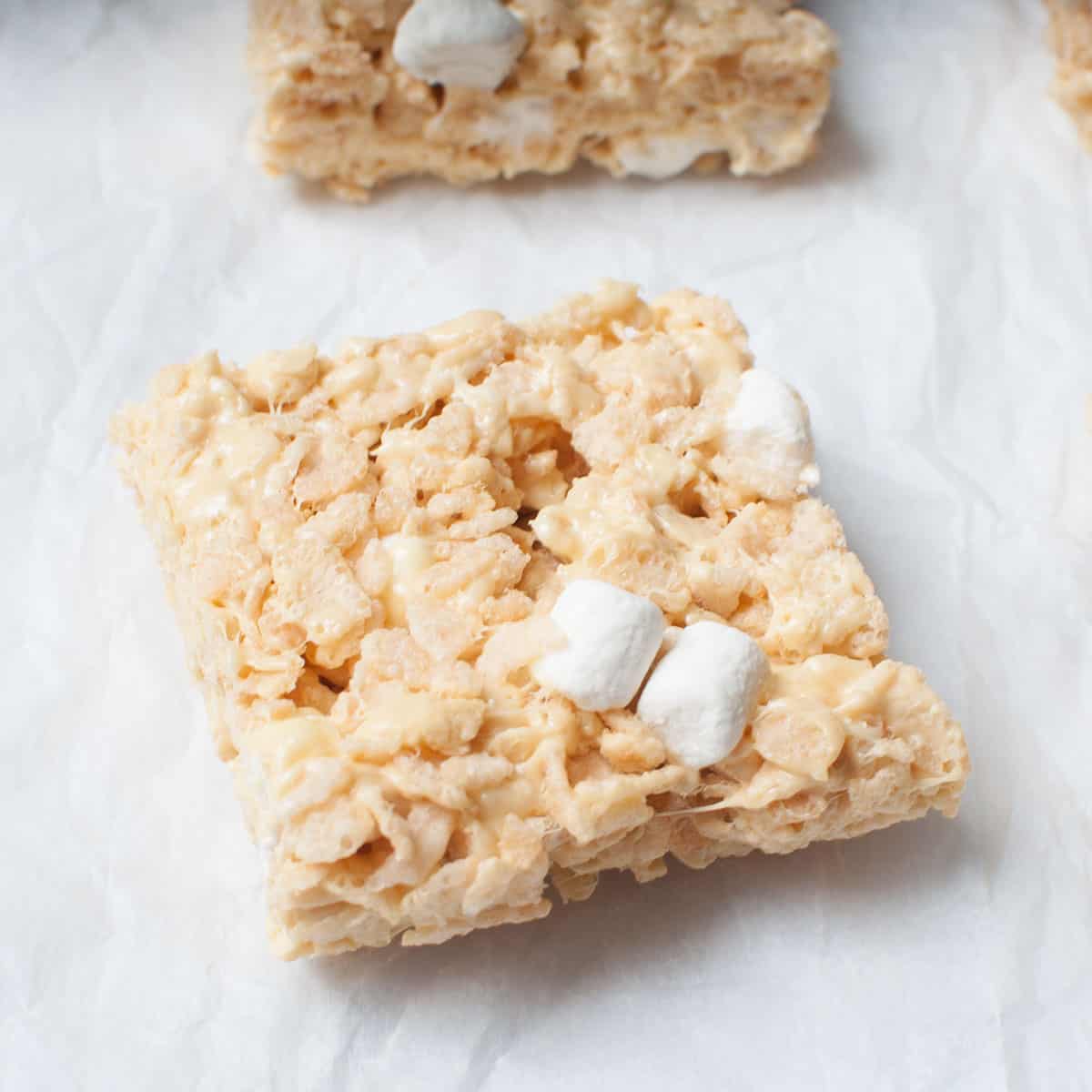 Protein Rice Crispy Treats Recipe Two Pink Peonies