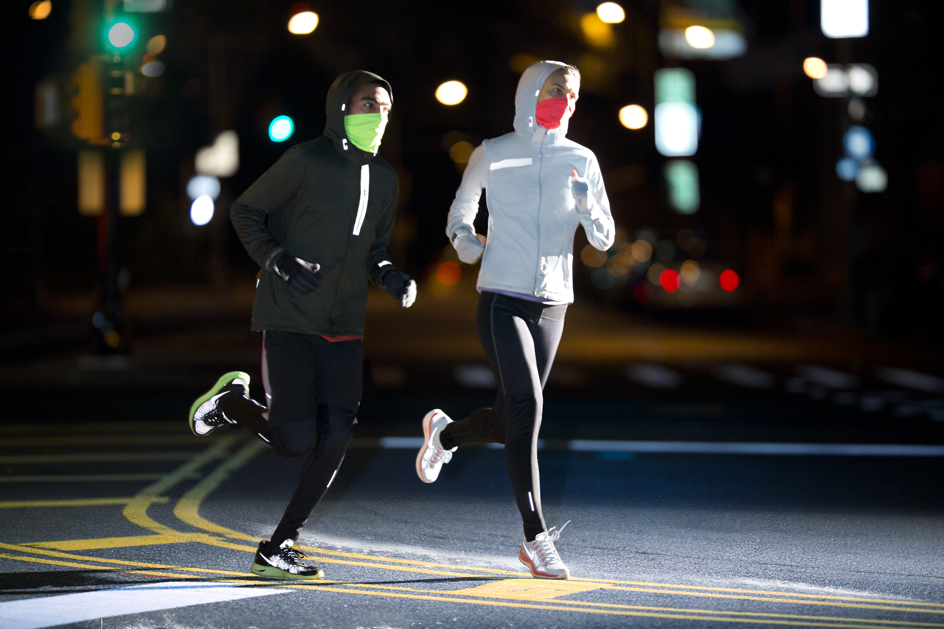 The Beautiful Run Nike Apparel Keeps Runners Visible, Warm and Dry