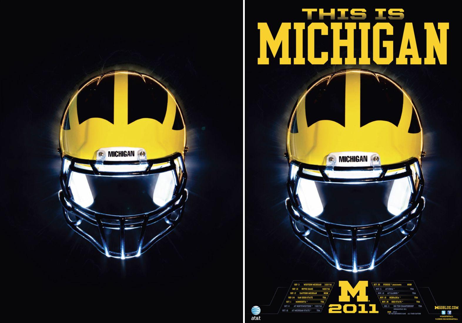 University of Michigan Football Logo LogoDix